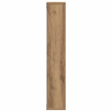 vægreol håndlavet eg 36x16x90 cm konstrueret træ