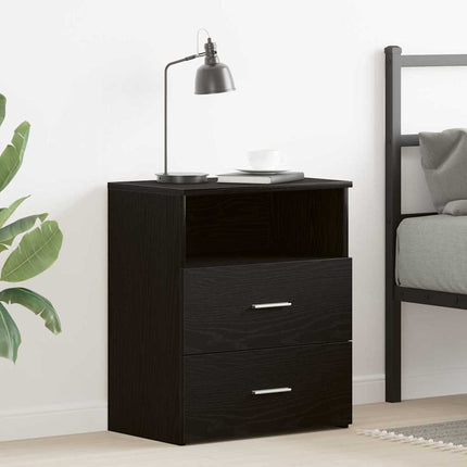 Natbord Sort eg 50 x 32 x 60cm Konstrueret træ