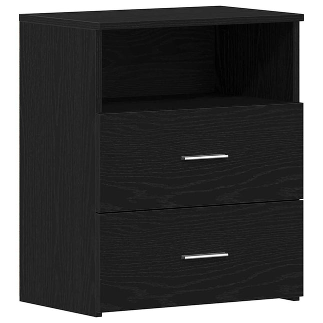 Natbord Sort eg 50 x 32 x 60cm Konstrueret træ