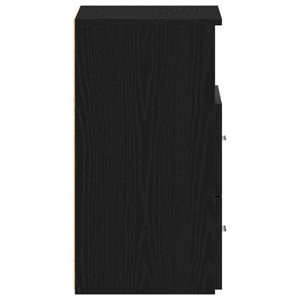 Natbord 2 stk. Sort eg 50 x 32 x 60cm Konstrueret træ