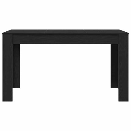 Spisebord Sort eg 140 x 74,5 x 76 cm Konstrueret træ
