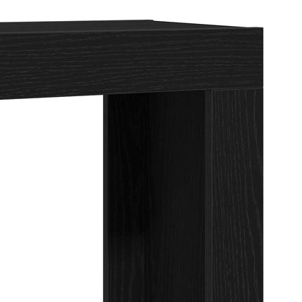 Indskudsborde 3 stk. Sort eg 61 x 30 x 50 cm Konstrueret træ