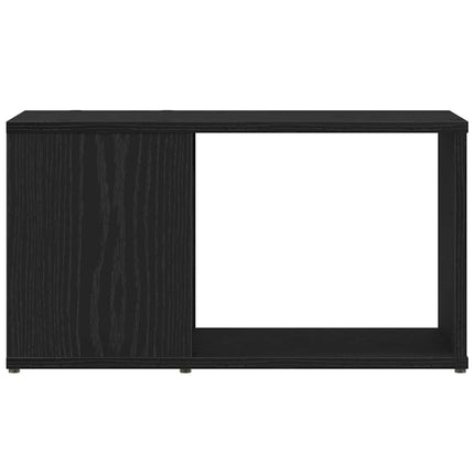 tv-bord 60x24x32 cm konstrueret træ sort egetræsfarve