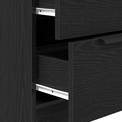 Sideboard Sort eg 60 x 30 x 70 cm Konstrueret træ