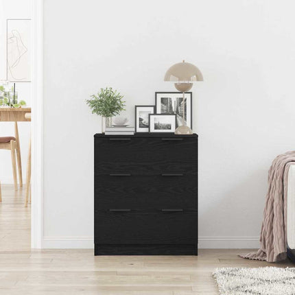Sideboard Sort eg 60 x 30 x 70 cm Konstrueret træ