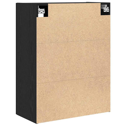 Vægskab Sort eg 69,5 x 34 x 90 cm Konstrueret træ