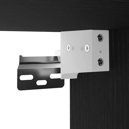 TV-møbelsæt 30,5 x 30 x 102 cm Sort eg Konstrueret træ