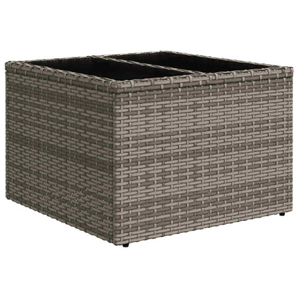 sofasæt til haven 9 dele med hynder polyrattan grå