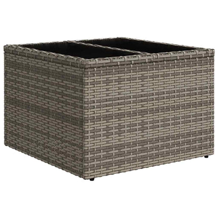 sofasæt til haven 9 dele med hynder polyrattan grå