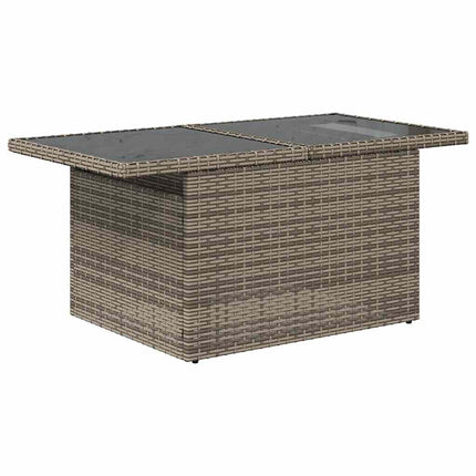 sofasæt til haven 8 dele med hynder polyrattan grå