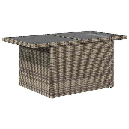 sofasæt til haven 8 dele med hynder polyrattan grå