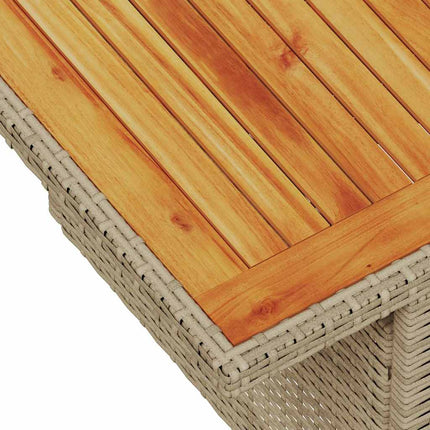 sofasæt til haven 9 dele med hynder polyrattan beige