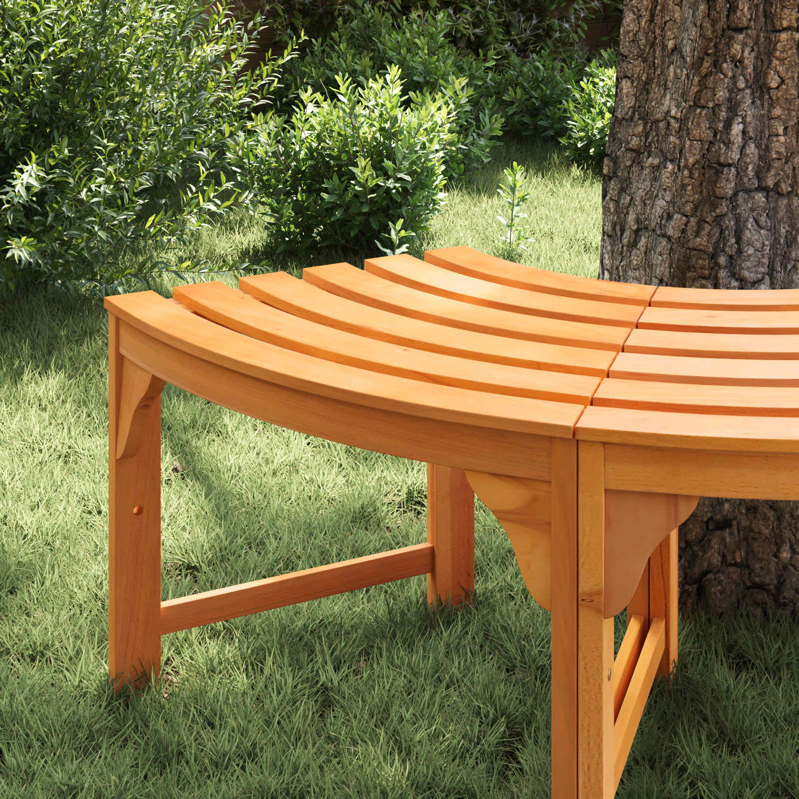 Træ Bænk Naturfarvet 160 x 80 x 45cm Massiv Eucalyptus Træ
