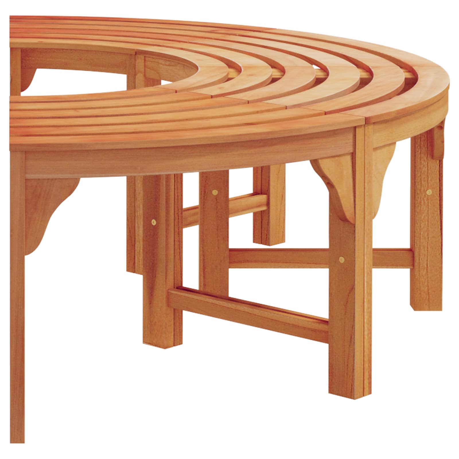 Træ Bænk Naturfarvet 160 x 80 x 45cm Massiv Eucalyptus Træ