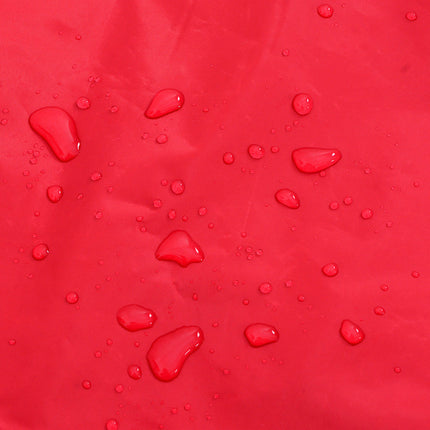 Hunderegnfrakke med refleksstriber polyester 3XL rød