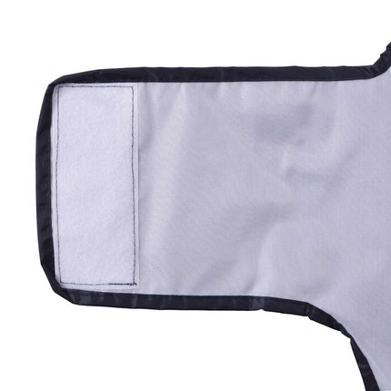 Hunderegnfrakke med refleksstriber polyester XXS marineblå