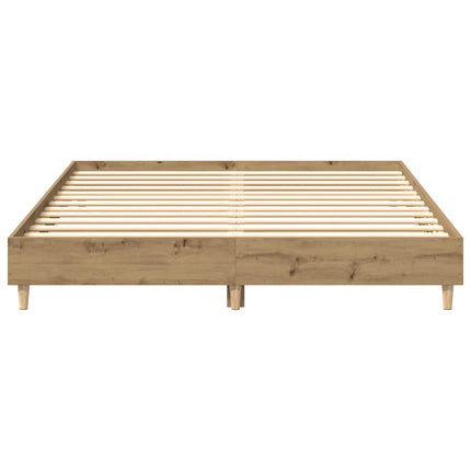 sengestel uden madras 150x200 cm konstrueret træ kunsteg