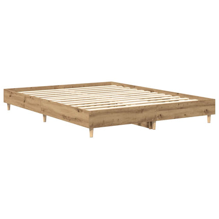 sengestel uden madras 150x200 cm konstrueret træ kunsteg