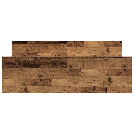 sengestel uden madras 140x190cm konstrueret træ antikt træ