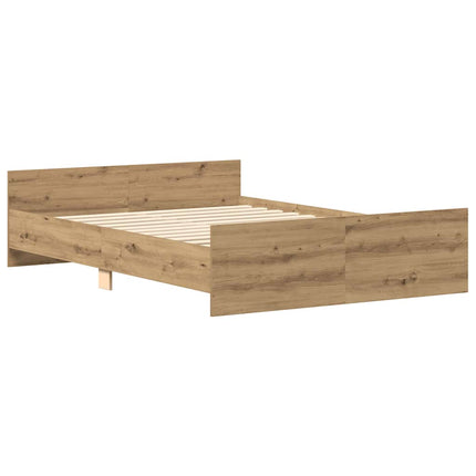 sengestel uden madras 135x190cm konstrueret træ kunsteg