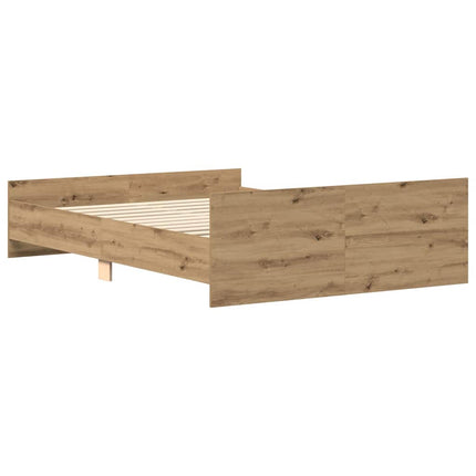 sengestel uden madras 135x190cm konstrueret træ kunsteg