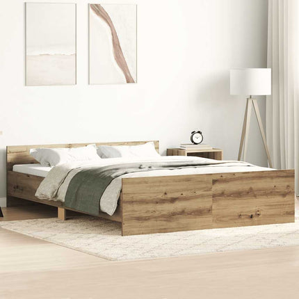 sengestel uden madras 135x190cm konstrueret træ kunsteg