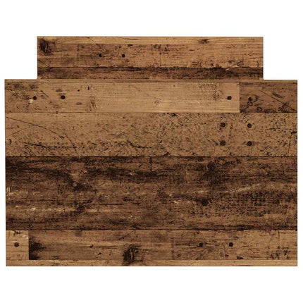 Sengeramme uden madras 90x190cm konstrueret træ antikt træ