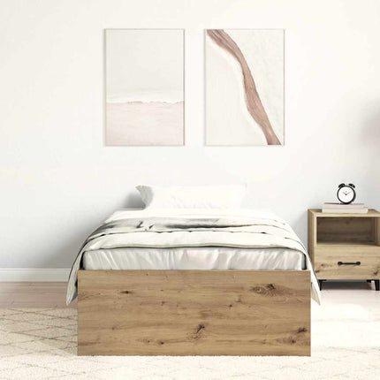 sengeramme 90x190cm uden madras konstrueret træ kunsteg