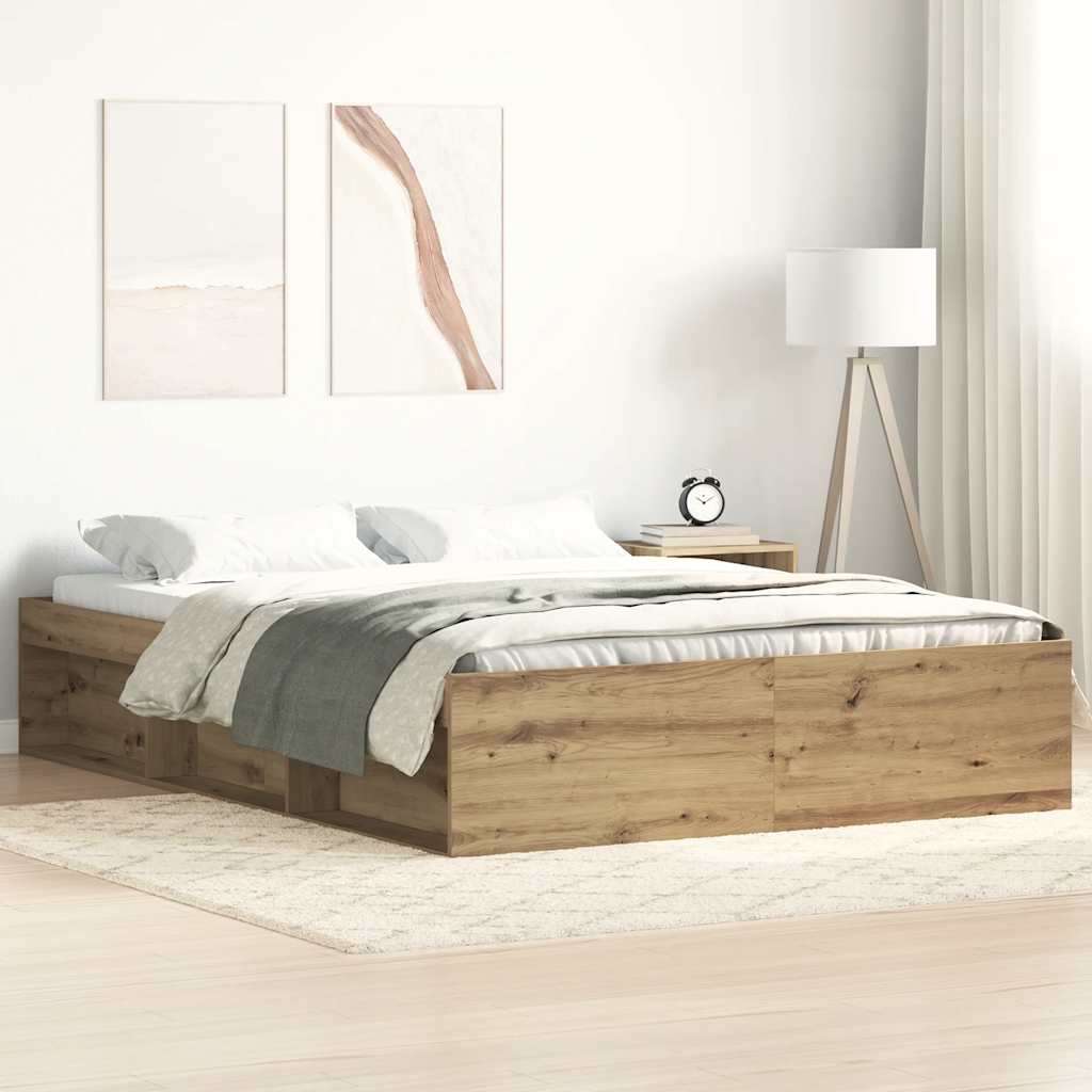sengestel uden madras 120x190cm konstrueret træ kunsteg