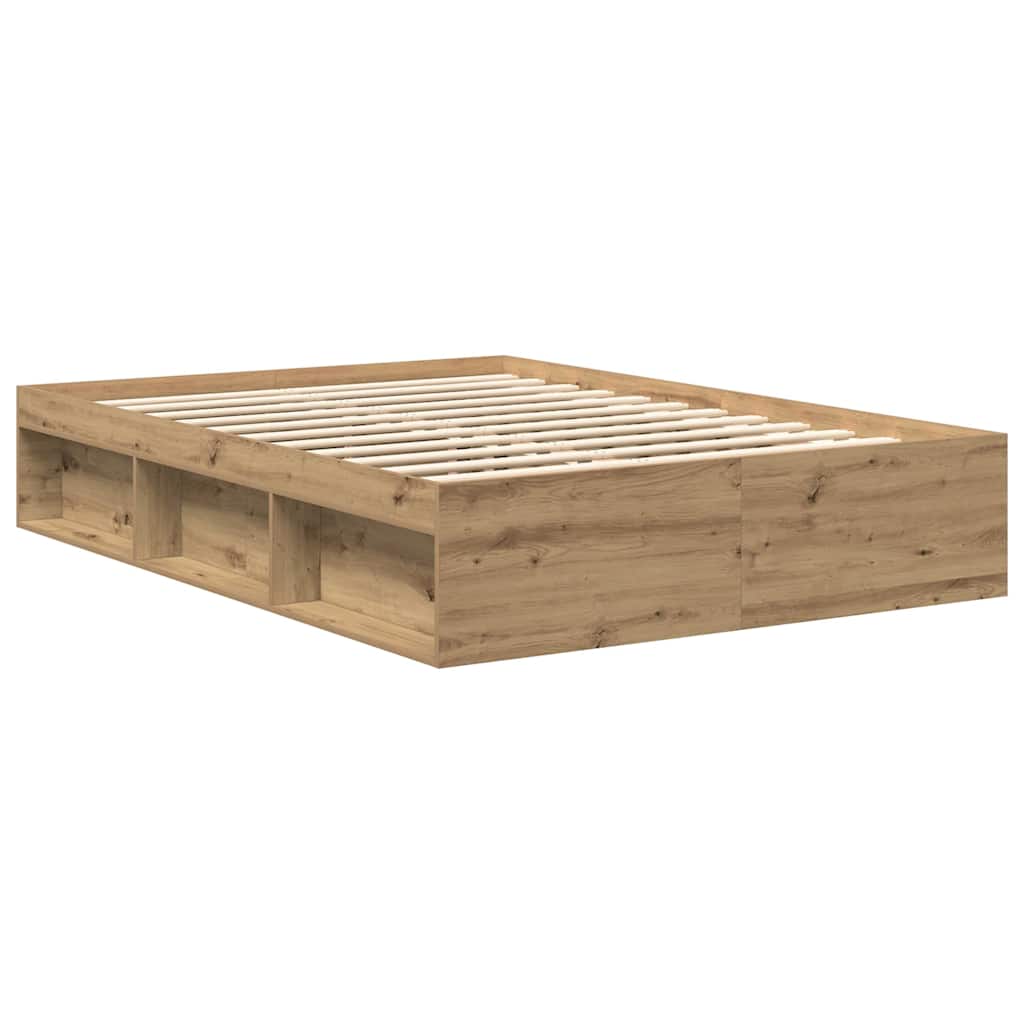 sengestel uden madras 140x190cm konstrueret træ kunsteg