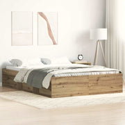 sengestel uden madras 140x190cm konstrueret træ kunsteg