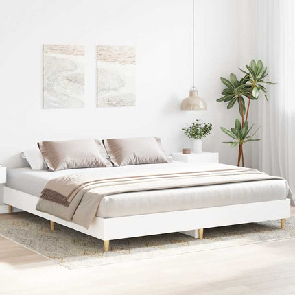 sengestel uden madras 160x200 cm konstrueret træ hvid