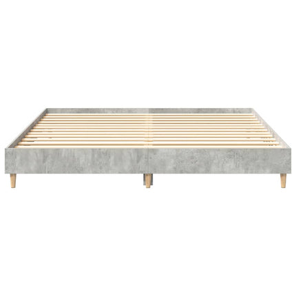 sengestel uden madras 160x200 cm konstrueret træ betongrå