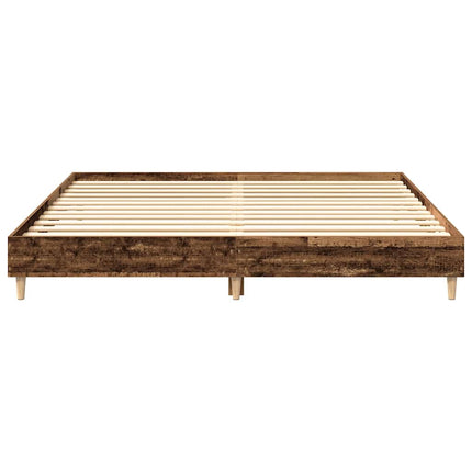 sengestel uden madras 160x200 cm konstrueret træ antikt træ
