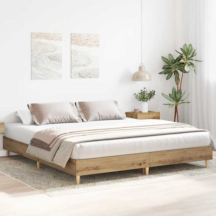 sengestel uden madras 160x200 cm konstrueret træ kunsteg