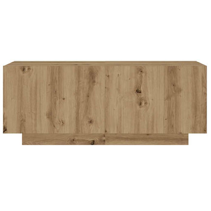 sengebord 100x35x40 cm konstrueret træ kunsteg