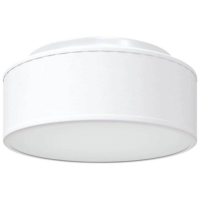 Loftlampe med spotlights Hvid 30 x 30 x 13,5 cm Stof