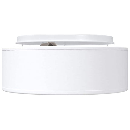 Loftlampe med spotlights Hvid 30 x 30 x 13,5 cm Stof