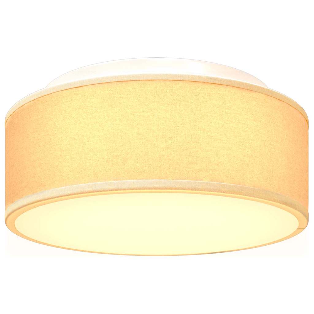 Loftlampe Hvid 30 x 13,5 cm Stof