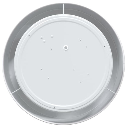 Loftlampe med spotlights Hvid 30 x 30 x 13,5 cm Stof