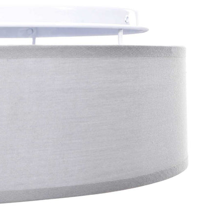 Loftlampe med spotlights Grå 30 x 30 x 13,5 cm Stof