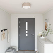 Loftlampe Gråbrun 30 x 13,5 cm Stof