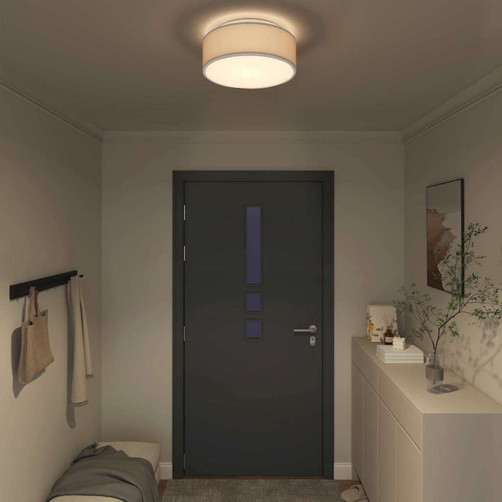 Loftlampe Grå 38 x 13,5 cm Stof