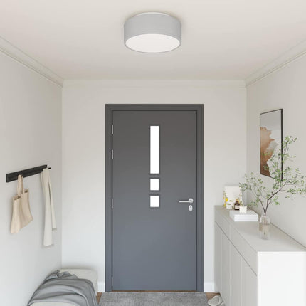 Loftlampe med spotlights Grå 38 x 38 x 13,5 cm Stof