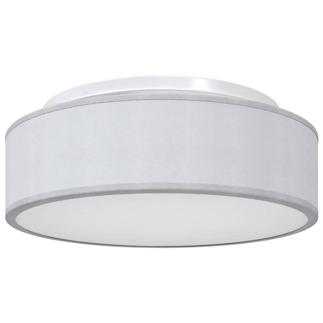 Loftlampe med spotlights Grå 38 x 38 x 13,5 cm Stof