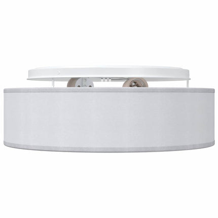 Loftlampe med spotlights Grå 38 x 38 x 13,5 cm Stof