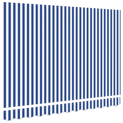 Reservedug til markise Blå og Hvid 2,5 x 2 m Polyester