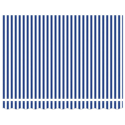 Reservedug til markise Blå og Hvid 3 x 2 m Polyester