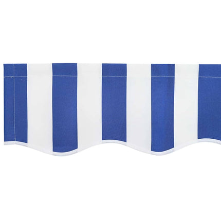 Reservedug til markise Blå og Hvid 380 x 195 cm Polyester