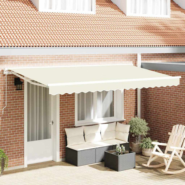 Reservedug til markise Cremefarvet 380 x 195 cm Polyester